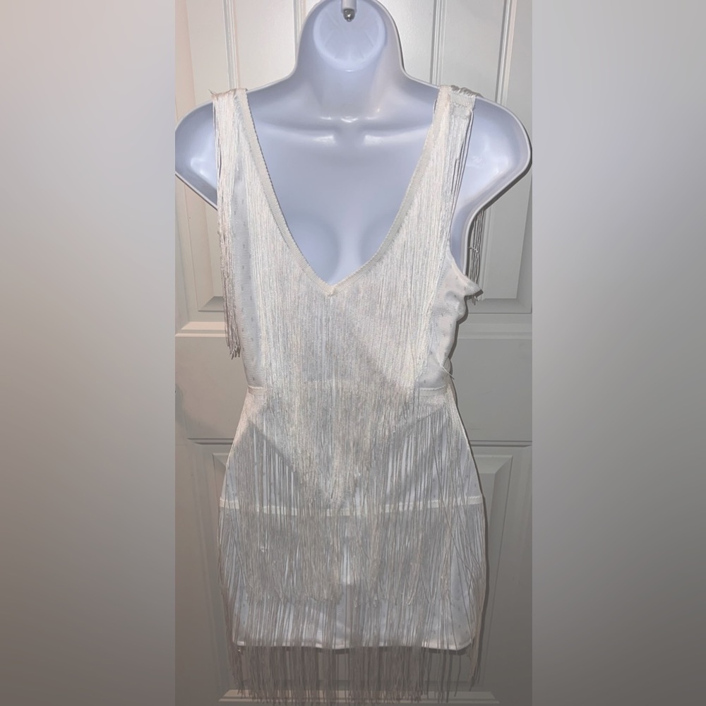 FRINGE MINI DRESS - Picture 2 of 2